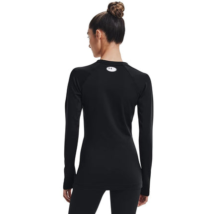 Under Armour Women's UA Authentics Crew, Ultra-Warm Women's Base Layer with Crew Neck, Long Sleeve Thermal with Anti-Odour Technology