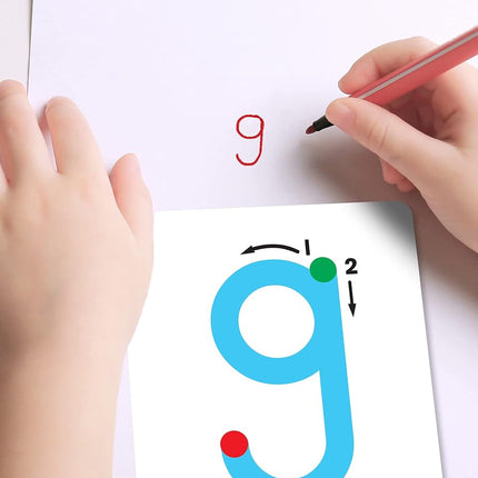 Lowercase Letters Textured Touch and Trace Cards
