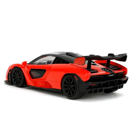 Jada Fast & Furious 1:32 McLaren Senna Die-Cast Model – Opening Doors, Rubber Tires, Movie Authenticity – Collectible for Ages 8+ – Red