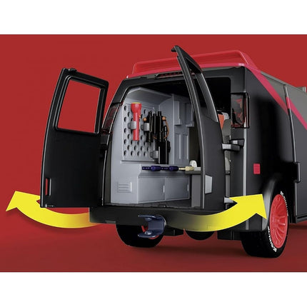 Playmobil 70750 The A Team Van, Iconic Design, Collectors And Children, Multicolour, ‎38.5 x 28.4 x 12.5 cm