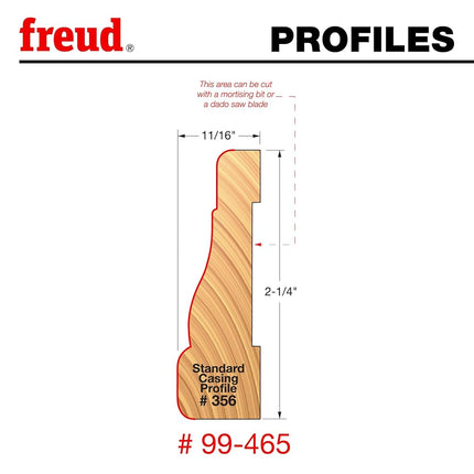 Freud 99-465: 1-5/8" (dia.) Casing Bit with 1/2" shank, 4" overall length