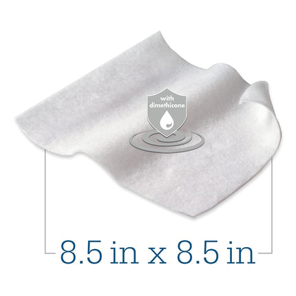 Stryker - Sage Comfort Shield Barrier Cream Cloths with Dimethicone - 1 Package, 24 Cloths – One-step Wipes Clean, Treat and Protect Skin from Incontinence Associated Dermatitis, Hypoallergenic