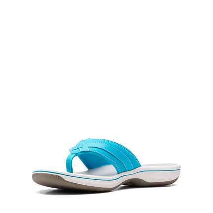 Clarks Women's Breeze Sea, Aqua Synthetic, 2.5 UK
