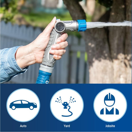 Orbit 26481 Heavy Duty Metal Thumb Control Nozzle, Grey, Blue, 1-Pattern