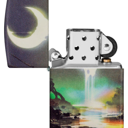 Zippo Moon Dream Design 540 Color Glow in The Dark Pocket Lighter
