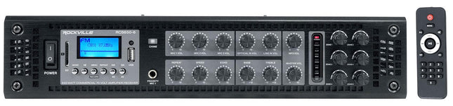 Rockville RCS650-6 650 Watt 6 Zone 70v Commercial/