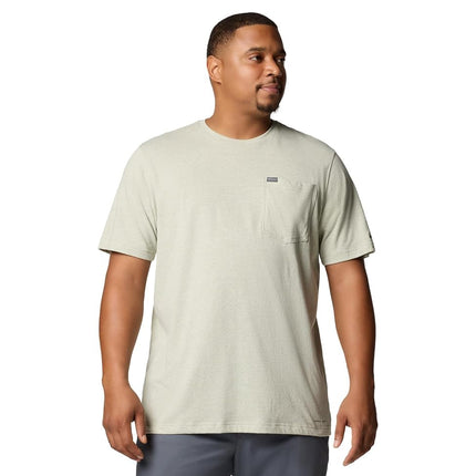 Men's Thistletown Hills Pocket Tee, Safari Heather, 2X Tall