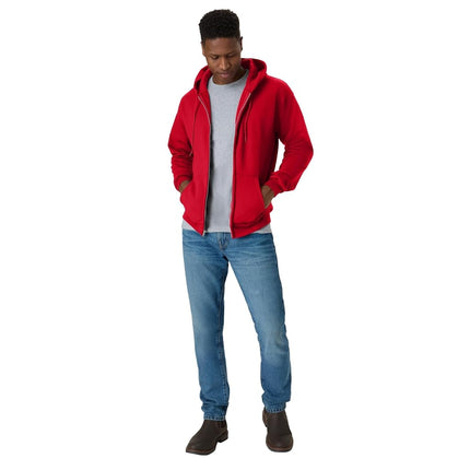 Hanes Men's Opaque Hoodie, Deep red, XL