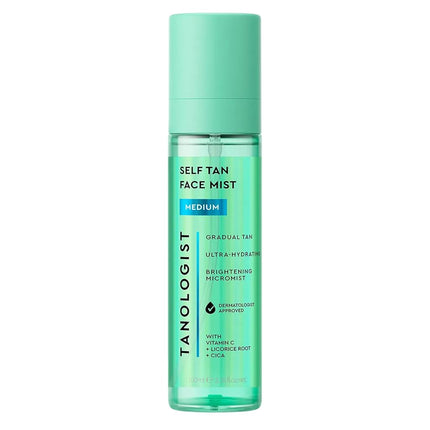 Tanologist Self Tan Face Mist, Medium Shade, Hydra