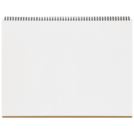 Maruman MNEMOSYNE Notebook 12.2 x 16.5 Inches (Horizontal A3), 5mm-squared, 70 Sheets (N167)