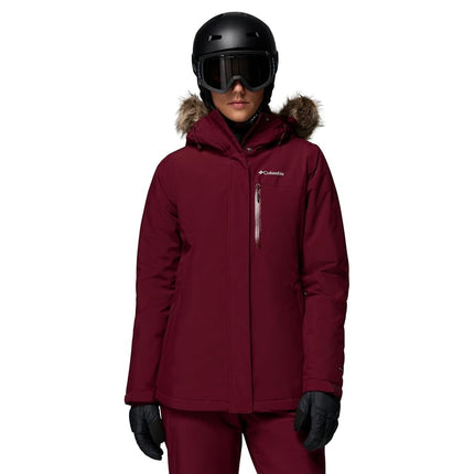 Veste isolée Columbia Ava Alpine II pour femme, veste de ski, Rich Wine, T-XL