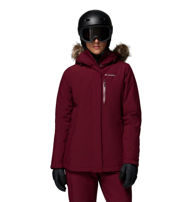 Columbia Women's Ski Jacket, Rich Wine, 2X