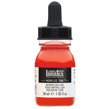 Liquitex Professional Acrylic Ink, 1-oz (30ml) Jar, Naphthol Red Light