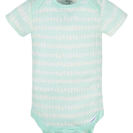 Gerber 8-Pack Baby Neutral Elephants Onesies® Bodysuits