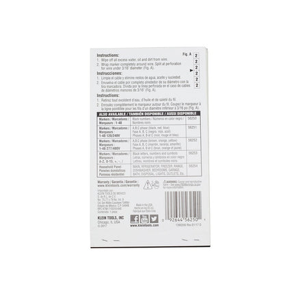 Wire Marker Book, 1-48 Klein Tools 56250