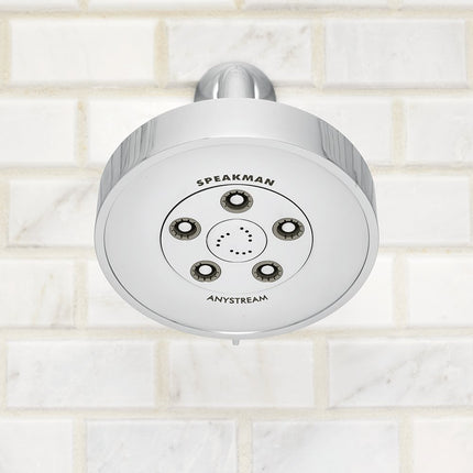 Speakman S-3010-E2 Neo Anystream Adjustable Shower Head for Stylish Bathroom Décor, Polished Chrome, 2 GPM