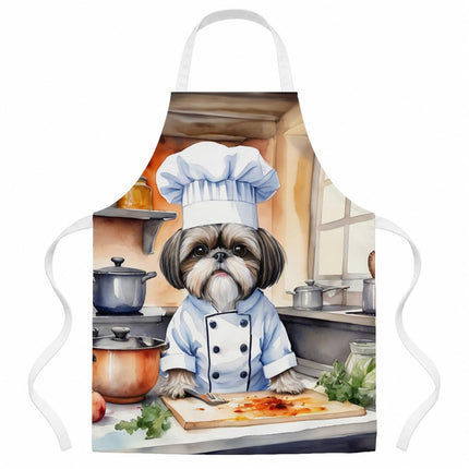 Caroline's Treasures Shih Tzu The Chef Apron Cooki