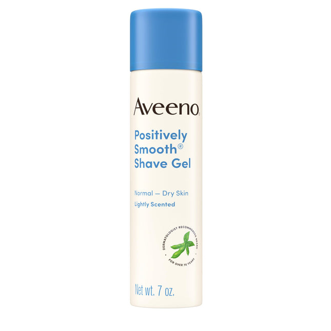 Aveeno Positively Smooth Moisturizing Shave Gel, 7