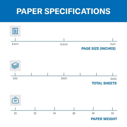 Hammermill Colored Paper, 20 lb Cream Printer Paper, 8.5 x 11 - 1 Ream (500 Sheets) - Made in the USA, Pastel Paper