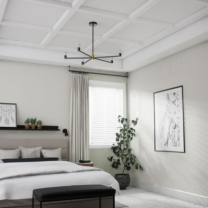 Ekena Millwork CC05ICI02X20X20TR 20"W x 2"P x 20"L Inner Cross Intersection for 5" Traditional Coffered Ceiling System