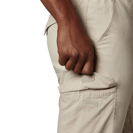 Columbia Men’s Hiking Cargo Pants, SILVER RIDGE CARGO PANT, Nylon, Fossil, Size: 38, AM8007