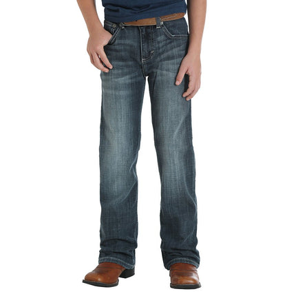 Wrangler Boys' 20X Vintage Boot Cut Jean, Glasgow, 5 Delgado
