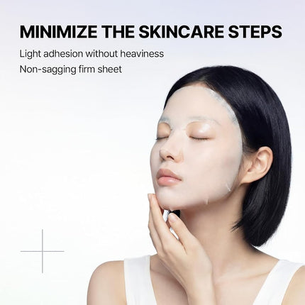 Mediheal Derma 365 Collagen Sheet Mask (30 Masks) - Daily Skin Care Mask for Firm Moisturizing to Lift Skin with Collagen Active 3X, Quick Facial Mask, Korean Skincare