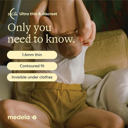 Medela Ultra-Breathable Nursing Pad | 120 Count, Highly Absorbent, Breathable and Discreet for Comfortable Wear