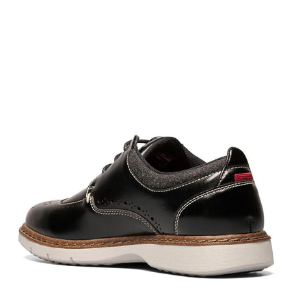 Stacy Adams Boy's Synergy Wingtip Lace Oxford, Black, 11 Big Kid