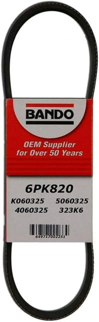 Bando USA 6PK820 OEM Quality Serpentine Belt