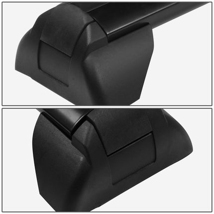 DNA MOTORING PT-ZTL-8040 Aluminum Top Rail Roof Rack Cross Bar[02-07 Saturn VUE],Black