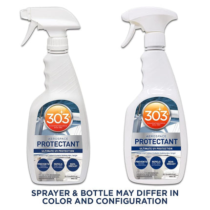 303 Marine Aerospace Protectant - Provides Superior UV Protection, Repels Dust, Dirt, and Staining, Dries to A Smooth, Matte Finish, Restores and Maintains A Like-New Appearance, 32oz (30306) 946 ml (Pack of 1)
