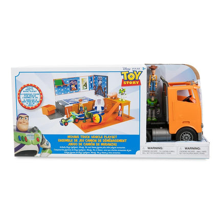 Disney Store Official Toy Story Moving Vehicles Playset - Eggman Moving Truck with Trailer, Andy's Room, Woody, Buzz Lightyear, Rex, RC and Hamm Plus Accessories