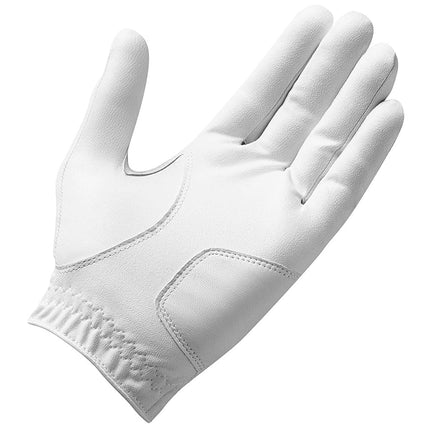 Taylormade Golf Stratus TECH Glove 2-Pack (White, Left Hand, Large), White(Large, Worn ON Left Hand)