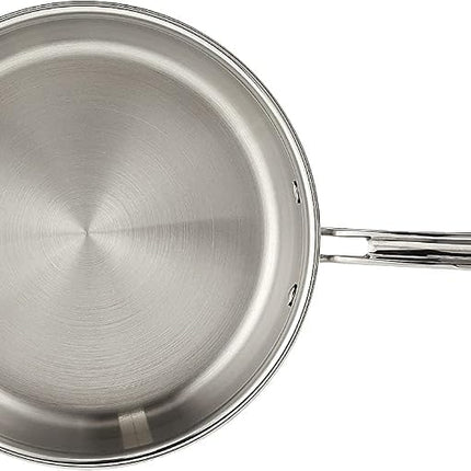 Cuisinart MCP33-24HN MultiClad Pro Stainless 3-1/2-Quart Saute with Helper and Cover Silver