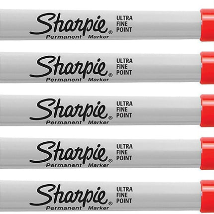Sharpie Red, Ultra Fine Point Tip, Permanent Marke