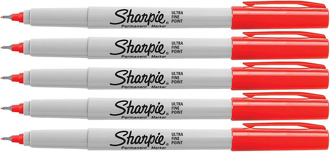 Sharpie Red, Ultra Fine Point Tip, Permanent Marke