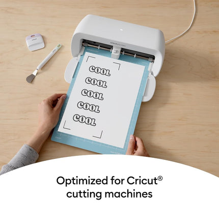 Cricut Printable Vinyl, Transparent, 8.5" x 11" (40)
