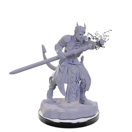 WizKids D&D Nolzur's Marvelous Miniatures: Tiefling Warlocks Dungeons and Dragons Unpainted Miniatures, Undefined