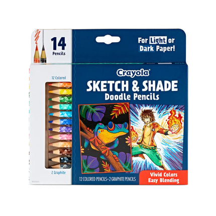 CRAYOLA Art Pencils for Sketching & Shading, Color