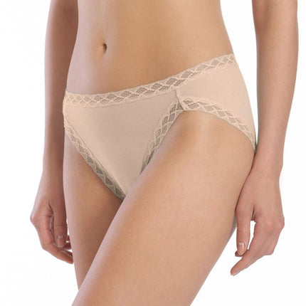 Natori Women's Bliss Cotton French Cut Panty, Cafe