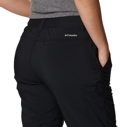 Columbia Women's Silver Ridge Utility Convertible Pant Hiking Convertible Trousers, Black, Size 8/R