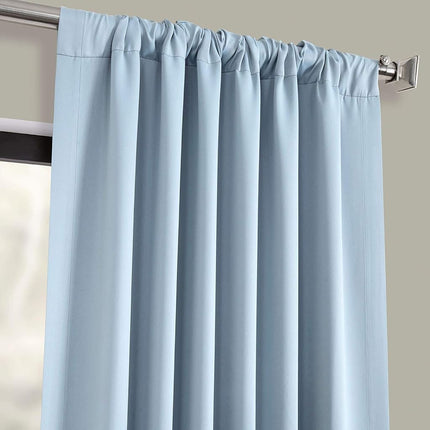 HPD Half Price Drapes Room Darkening Curtains 108 Inches Long for Bedroom & Living Room (1 Panel), 50 X 108, Frosted Blue