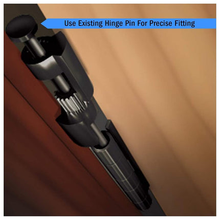 Nuk3y Door Saver 3 III Hinge Pin Stop for Residential Doors Fits All 3" to 4-1/2" Hinges, Oiled Rubbed Bronze