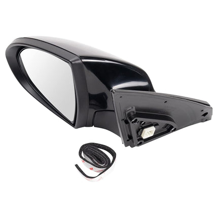 TRQ Left Mirror without Heat with Housing Turn Signal Drivers Side Compatible with 2011-2016 Kia Sportage KI1320149