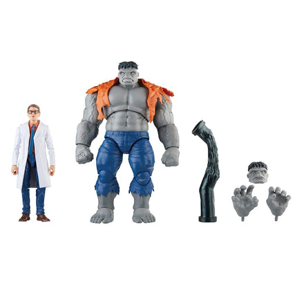 Marvel Hasbro Legends Series Gray Hulk and Dr. Bru