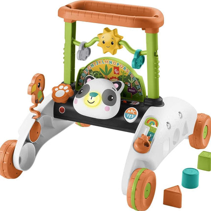 Fisher-Price 2-Sided Steady Speed Panda Walker, interactive baby walking toy with activities and learning songs [Amazon Exclusive]