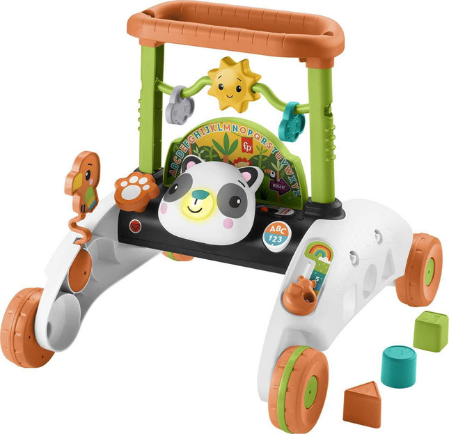 Fisher-Price 2-Sided Steady Speed Panda Walker, in