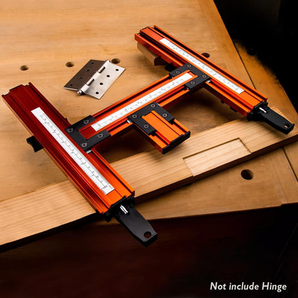 O'SKOOL Hinge Mate Accessory Installation Kit for Wooden Doors, Jambs, Latches, and Strike Plates - Jig Cuts Mortises up to 2-1/4" Wide by 5