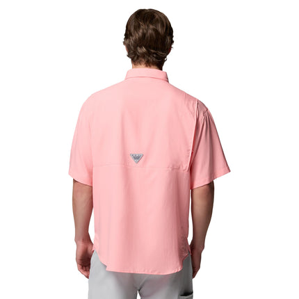 Columbia Men's PFG Tamiami II Short Sleeve Shirt, Sorbet, 2X